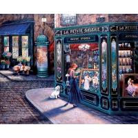 ราคา ภาพวาดผ้าใบจิตรกรรมสีน้ำมันภูมิทัศน์ทำด้วยมือสำหรับผู้ใหญ่ภาพระบายสีตามถนนตกแต่งบ้านของขวัญ DIY กรอบใส่ถ่ายรูป (17923607329)