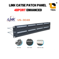 ราคา LINK CAT5E PATCH PANEL 48 PORT ENHANCED 2U w Support LINK CAT 5E PATCH PANEL 24 PORT ENHANCED 1U w Support (12630820777)