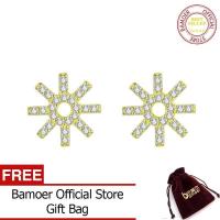 ราคา BAMOER ต่างหูประกายดาวสำหรับผู้หญิงของขวัญเครื่องประดับแฟชั่นเกาหลีสีทองเงินแท้925สำหรับเด็กผู้หญิง BSE257 (19724086124)