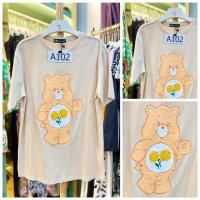 ราคา เสื้อยืดสกรีนลาย Care Bears ลายน้อนหมีส้ม มี4 สี (20858703502)