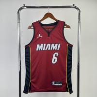 ราคา High Quality Mens New Original NBA Miami Heat 6 LeBron James Jersey Heat pressed Red (19775941440)