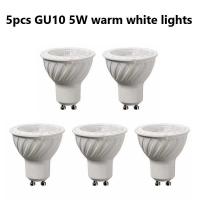 ราคา ไฟถ้วยหลอดไฟหลอดไฟ LED GU10 MR16ไฟสปอร์ตไลท์แสงอบอุ่น5W COB (19633880062)