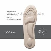 ราคา Happy แผ่นรองเท้า แผ่นเสริมรองเท้า เพื่อสุขภาพ ลดอาการปวด ตัดขอบได้ insole (13225900430)