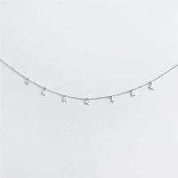 ราคา CIFbuy Fashion Necklaces Choker Bohemia Gold Silver Color Star Moon Necklace Women Boho Pendants Collier Ketting Jewelry G2 (20209335972)
