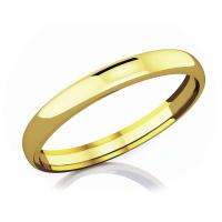 ราคา แหวนหมั้นทอง 18K แบบเกลี้ยง 3 mm Comfort Fit Classic (10179682352)