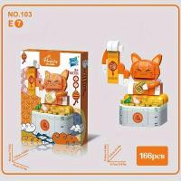 ราคา ของเล่นบล็อกตัวต่อแมวกวักนำโชคตรุษจีนของประดับโต๊ะทำงานเทศกาลฤดูใบไม้ผลิของขวัญปีใหม่ (21129805533)