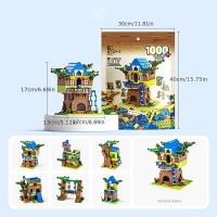 ราคา 1000Pcs 6 IN 1 Friends Tree House Building Blocks For Girls Jungle Adventure Camp City Bricks ของเล่นเพื่อการศึกษาสำหรับเด็ก Gifts (17189527453)