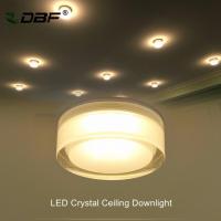 ราคา LED Crystal Downlight 12W 10W 5W 1W LED Recessed Ceiling spot light led Ceiling lamp for Living Room Bedroom Kitchen lights by Hs2023 (19754298753)