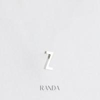 ราคา Randa เพิ่มจี้อักษรพิมใหญ่สีเงินจากสร้อยตัวอักษรตัวละ 50 บาท ไม่ลอก ไม่ดำ (16437873753)