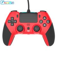 ราคา จอยควบคุมเกมควบคุมสาย Usb เข้ากันได้กับแผ่นเกมจอยสติ๊ก PS4ที่มีฟังก์ชันการสั่นสะเทือน6แกน (21240941539)