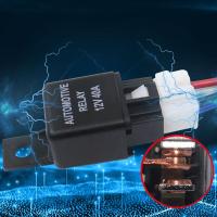 ราคา รีเลย์รถยนต์ Godsing 12V 4PIN รีเลย์รถยนต์พร้อมรีเลย์ออโต้ทองแดงสีดำ (19807984531)