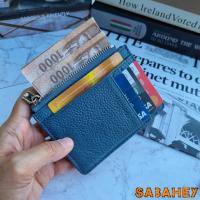 ราคา กระเป๋าใส่บัตร มีซิป ใส่บัตรเครดิต ใส่เงิน ใส่นามบัตร หนังแท้ หนังวัว คุณภาพดี เก็บบัตรเครดิต ใบขับขี่ บัตรประชาชน Card Holder Slim Wallet 2023 ถูก (12685282551)