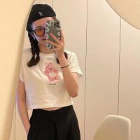 ราคา KIRSH Versace Mizuno Korean purchasing kirsh cherry short sleeved loose cotton summer new T shirt Zhang Yuanying same style (18870061752)