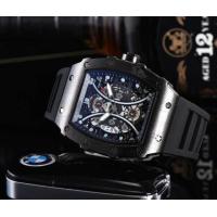 ราคา richard men 39s high quality diamond quartz watch hollow glass back stainless steel case watch black rubber Hot selling (15056388659)