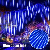 ราคา รายา2023 ไฟฝนดาวตก LED ไฟสนามพลังแสงอาทิตย์ฝนหยดเทพนิยายสำหรับตกแต่งสวนในร่มไฟประดับต้นไม้ม่านกันน้ำกลางแจ้งสายไฟประดับนางฟ้า (18150304010)