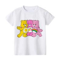 ราคา Care Bears Pattern เสื้อยืดเด็ก Sweet Girls Cartoon T Shirt Care Bears Top Tee (15825402373)