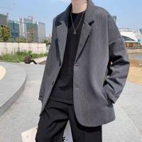 ราคา เสื้อสูททางการ เสื้อโค้ทชาย ชุดสูทสีแดงวินเทจส สไตล์เกาหลี ความรู้สึกของพรีเมี่ยม ฟชั่นเสื้อสูทชาย เนื้อผ้ายืดหยุ่น (17901336412)