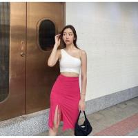 ราคา กระโปรงทรงเอผ่าด้านหน้า แซ่บมากแม่ กระโปรงยาวสี่ส่วน มีเชือกรูดด้านหน้า กระโปรงผ่าหน้า พร้อมส่ง (12258202443)