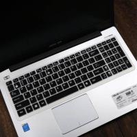 ราคา CPH Digital store อุปกรณ์ป้องกันฝาครอบแป้นพิมพ์ซิลิโคนขนาด15 6นิ้วสำหรับ Asus K52 K53S K72 K55V K56C K550D K550JK K555ZE K555LD K751แผ่น ZX50 K53 (18381610717)
