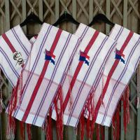 ราคา เสื้อกะเหรี่ยง ผ้าทอกะเหรี่ยง (21235564438)