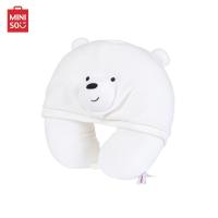 ราคา No 1 Shop MINISO หมอนรองคอ หมอน หมอนรองคอตัวUมีฮู้ด อุปกรณ์เสริมสำหรับเดินทาง กระเป๋าเดินทาง We Bare Bears (21026830021)