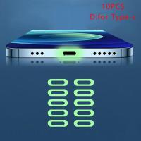 ราคา yizhuoliang 10pcs สำหรับ Type C iPhone Apple 13 Pro Luminous CHARGING Port Anti Scratch Sticker (19843344970)