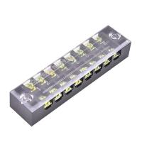 ราคา HITN 600V 15A 8ตำแหน่งสองแถวBarrier Screw Terminal Block Strip (6620414502)