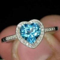 ราคา แหวนเงินแท้ 925 พลอยโทพาซ Topaz น้ำหนัก 1 43กะรัตสวยไฟดีมากค่ะ (10566950892)
