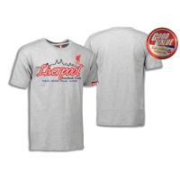 ราคา เสื้อยืด ลิขสิทธิ์แท้ Liverpool ลิเวอร์พูล T shirts รุ่น LFC 017 สีเทา Topdry (20589428701)