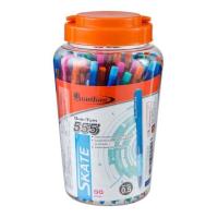 ราคา ปากกาลูกลื่น Quantum 555 skate 0 5 มม หมึกสีน้ำเงิน ด้ามคละสี 50 ด้าม แพ็ค (2873038805)