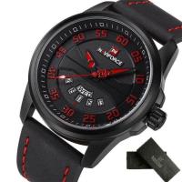 ราคา 2023นาฬิกาหรูหรา NAVIFORCE สำหรับนาฬิกาผู้ชายสไตล์ลำลองผู้ชายแฟชั่น NF9124นาฬิกาควอตซ์สายหนังสำหรับผู้ชายนาฬิกาข้อมือแนวสปอร์ตทหาร (19398090514)