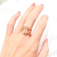 ราคา พร้อมส่ง เเหวนทองใบมะกอกฟรีไซส์ ฝังเพชรcz ตัวเรือนxuping ฝังเพชรczระยิบระยับ ใส่สวย (16906040810)