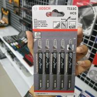 ราคา Bosch ใบเลื่อยจิ๊กซอว์ตัดไม้ รุ่น 2608630033 T111C 5 ใบ แพค (17380395653)