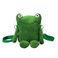 ราคา น่ารักตุ๊กตาสำหรับตุ๊กตา C Rossbody กระเป๋ากระเป๋าสะพายการ์ตูนน่ารักสีเขียวสำหรับกบกระเป๋า Messenger กระเป๋าถือของขวัญสำหรับวาเลนไทน์ (16709758788)