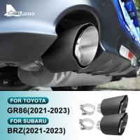 ราคา ท่อต่อท่อไอเสีย2ชิ้นสำหรับรถยนต์ Subaru ส่วนภายนอกรถคาร์บอนไฟเบอร์สแตนเลสท่อไอเสียการดัดแปลงรถยนต์ (19047239666)