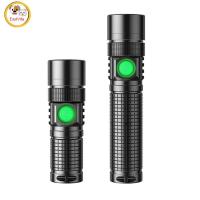 ราคา Mini Led Flashlight Type C Rechargeable Multifunctional Outdoor Portable Strong Light Zoomable Torch (20697371260)