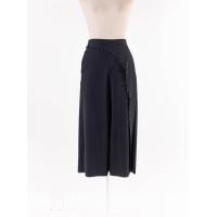 ราคา Giordano กางเกงสีกรม ซิปข้าง แต่งระบาย Preloved (20614511848)