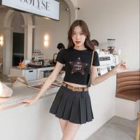 ราคา JARINYA เสื้อยืดครอปผ้าเด้ง งานปัก เน้นๆ ไม่ย้วย ไม่หด ผ้าเกรดดีมาก (20087882296)