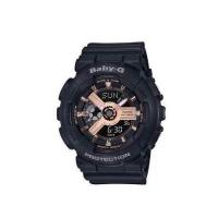 ราคา Casio Baby G BA110 Series Rose Gold Metallic Black Resin Band Watch BA110RG 1A BA 110RG 1A BA 110RG 1ADR (16587381222)