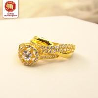 ราคา แหวนทอง ทองคำแท้ 96 5 รุ่นแฟนซีเพชรรัสเซียคละลาย 1 สลึง ทักแชทก่อนซื้อ ระบุขนาดได้ (11842356645)