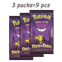 ราคา Original Pokemon Card Halloween Trick or Trade Booster Bundle Gengar pokemon TCG Limited Collection card Child Party Board Game (20034914267)