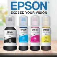 ราคา หมึกเติม EPSON 001 BK CYMหมึก epson รหัส 001 แท้ 100 รับประกัน (21124770119)