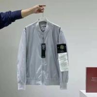 ราคา STONE ISLAND Stone Island Spring Pilot Baseball Jacket Mens Stand Up Collar Windproof Casual Sports Jacket (20628282307)