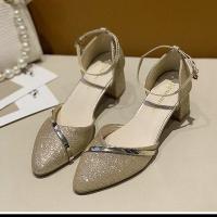 ราคา 2023 ฤดูใบไม้ร่วงส้นหนารองเท้าแตะผู้หญิง Retro Retro รองเท้าหนังขนาดเล็ก Chanel สไตล์ Mary Jane รองเท้าอ่อนโยนส้นหนา (21197525479)