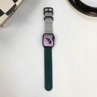 ราคา สายผ้าไนลอนสองสีสำหรับสายคาด Apple Watch 44มม 40มม Ultra 2 49มม 41มม 45มม 42มม 38มม สามหัวเข็มขัดสร้อยข้อมือสำหรับ Iwatch Ultra series 9 97 Se 3 4 5 6 8 (19746661700)