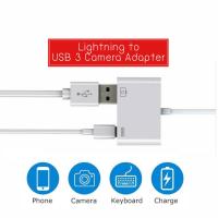 ราคา สายแปลง Lightning เป็น USB Adapter สำหรับ iPhone iPad เพื่อโอนถ่ายข้อมูลจาก กล้อง USB Flash Drive Card Reader ไปที่ iPhone iPad ได้ (20487259459)