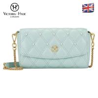 ราคา VICTORIA HYDE London กระเป๋าผู้หญิงสลิงผู้หญิงมุกเล็กเพชรกระเป๋าสะพายไหล่กระเป๋าโซ่หนังแท้ (20626974723)