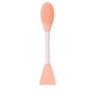 ราคา แปรงมาส์กหน้าแบบ Double Ended แปรงมาส์กหน้าซิลิโคน Applicator แปรงนวดทำความสะอาดไม้พาย (20315901498)