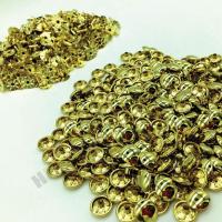 ราคา หมุดตอก หมุดย้ำ ตาไก่ แพ็ค 1000 คู่ ขนาด 13x8 มิล สีทอง สำหรับทำกระเป๋า หมวก และอื่นๆ หมุดตอก หมุด (18338075773)