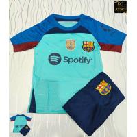 ราคา ชุดกีฬาเด็ก ทีม บาร์เซโลน่า BARCA รุ่นใหม่ล่าสุด ปี 2024 มีชุดเหย้า กับ ชุดเยือน มีไซส์ 14 30 ใส่ได้ เด็กอายุ 1 ขวบถึง 14 ขวบ (19369305326)